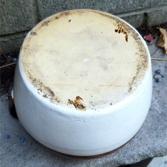 Antique Robinson Ransbottom 3 Quart Stoneware Earthenware Bean Pot Crockery - Picture 7 of 7
